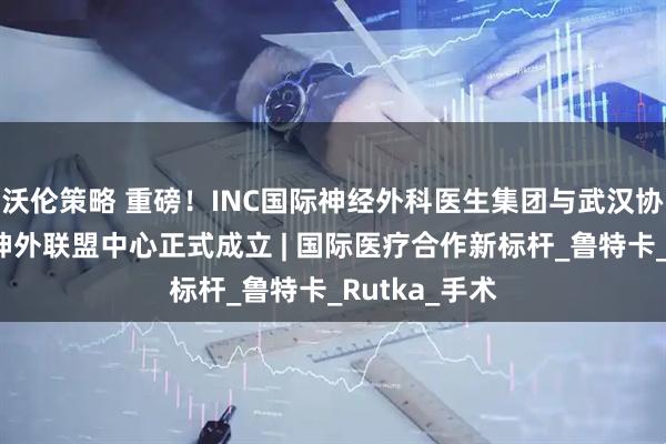 沃伦策略 重磅！INC国际神经外科医生集团与武汉协和医院共建神外联盟中心正式成立 | 国际医疗合作新标杆_鲁特卡_Rutka_手术